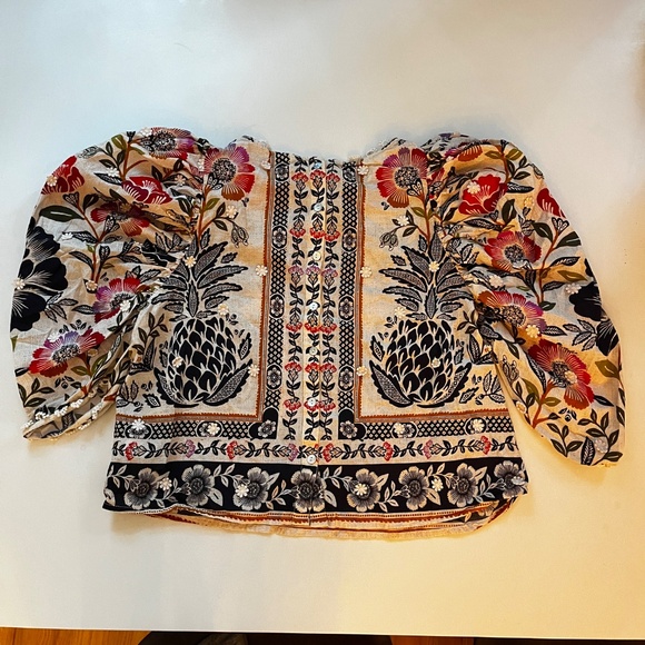 Farm Rio Romantic Garden Summer Set - M skirt L top - Picture 5 of 11